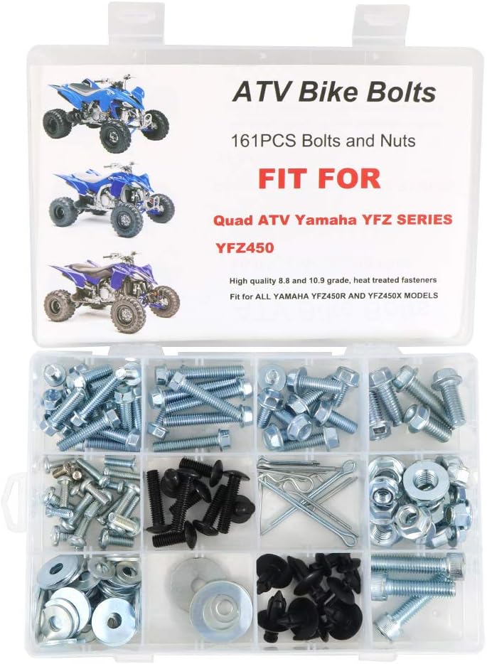 Kit 161 Pzas Pernos YFZ450R YFZ450X ATV Plástico