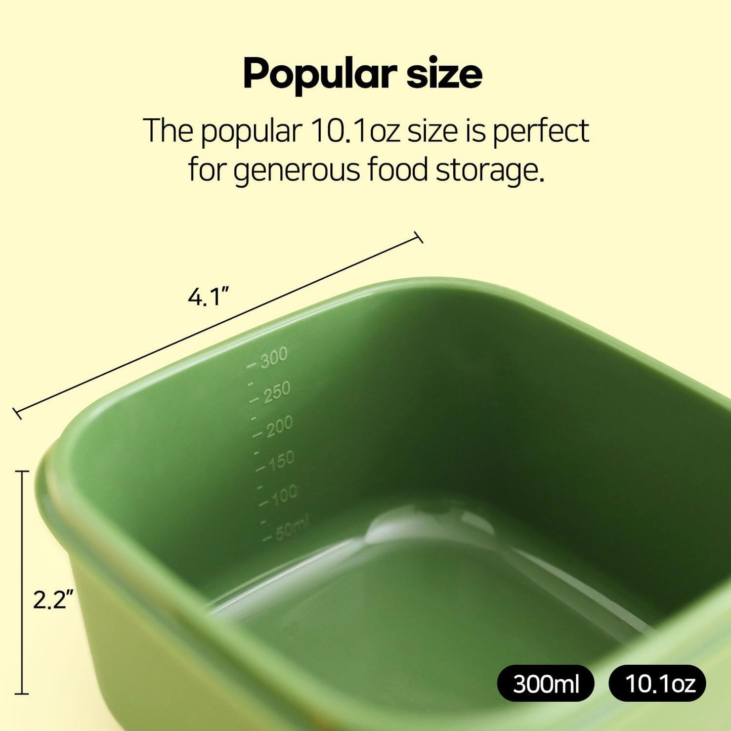 3 Pzas Contenedores Silicona 10.1oz Sin BPA con Tapa