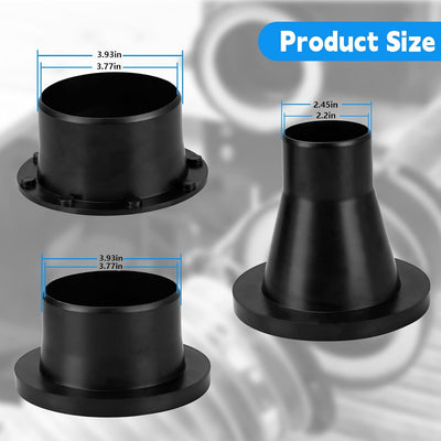 Accesorios magnéticos recolección polvo 4pulg conector Mag