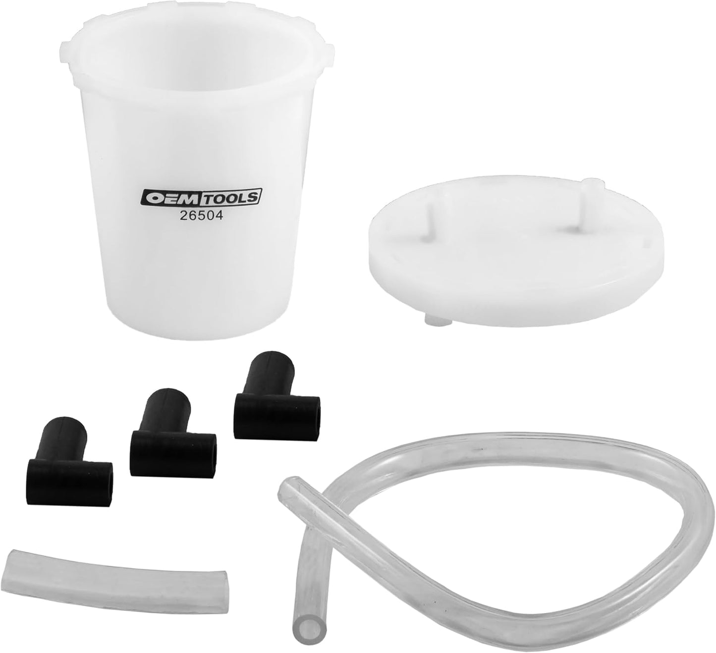 Kit purga freno operable 1 persona manguera 30cm 3 adaptadores