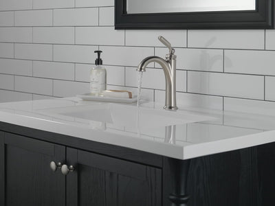 Grifo baño níquel cepillado 1 agujero inox 532-SSMPU-DST