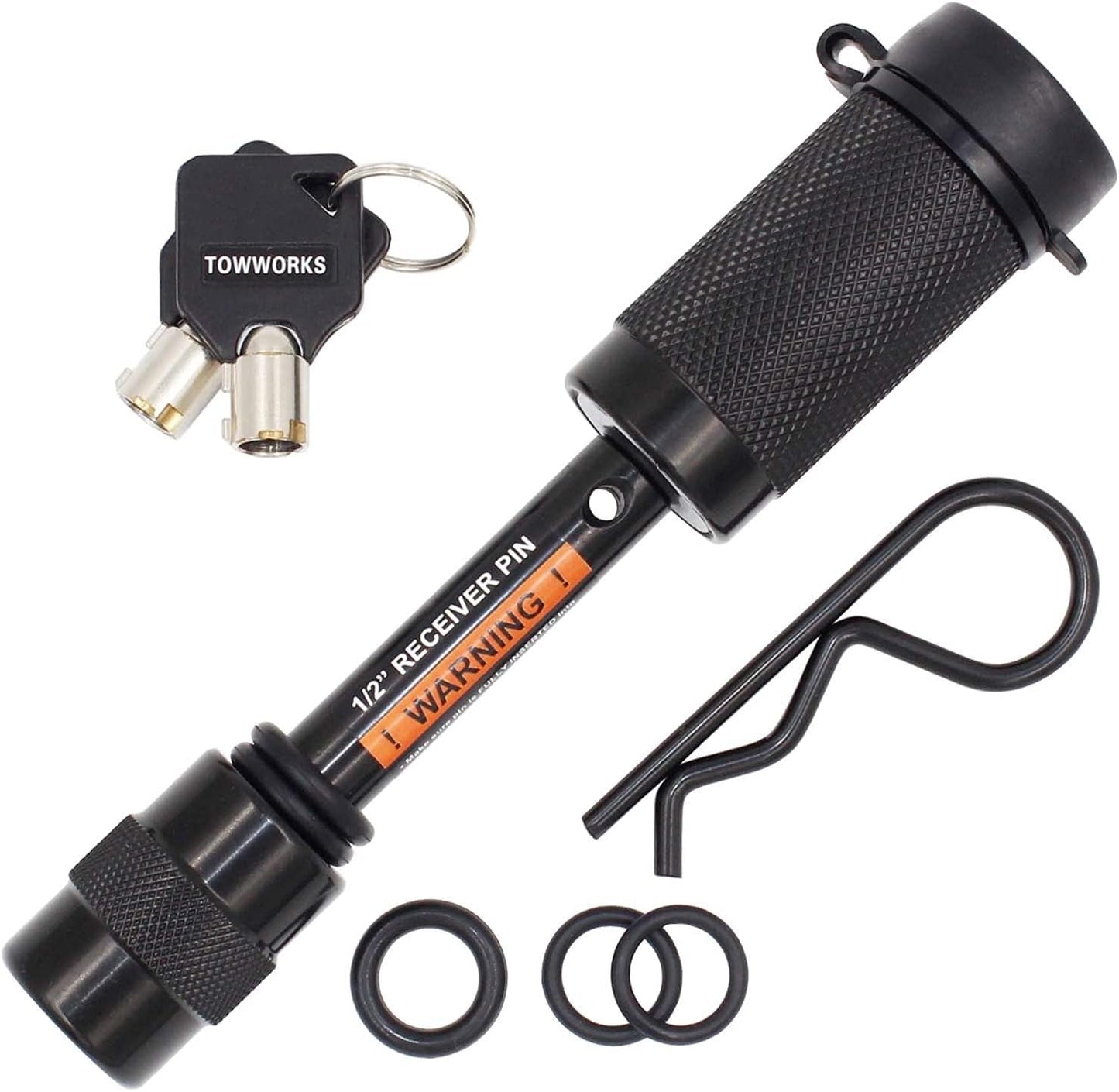 Cerradura enganche remolque llave 1/2 pulg doble seguridad