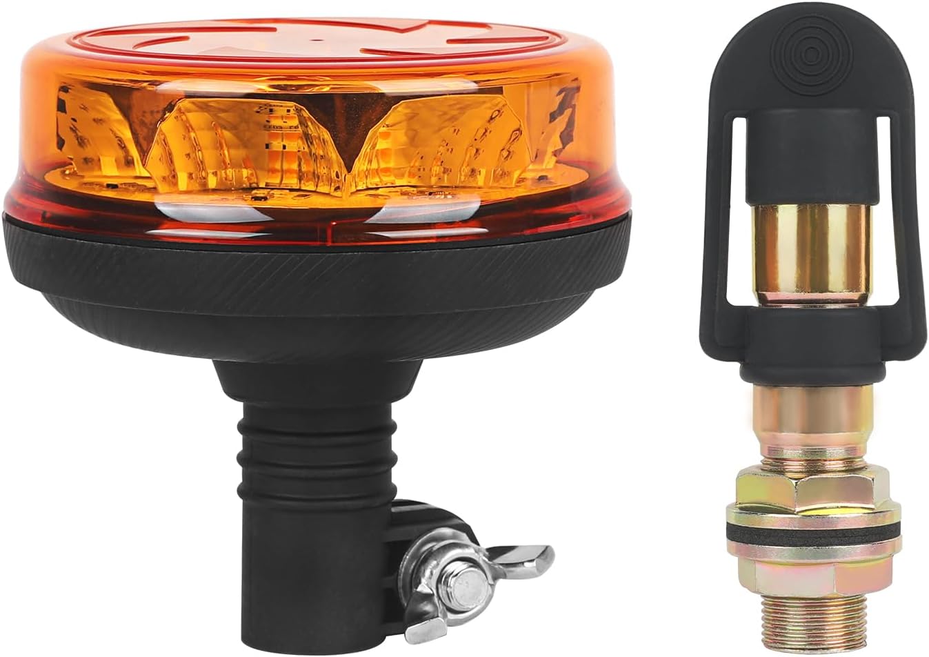 Luz baliza LED amarilla naranja 12-24V forma I