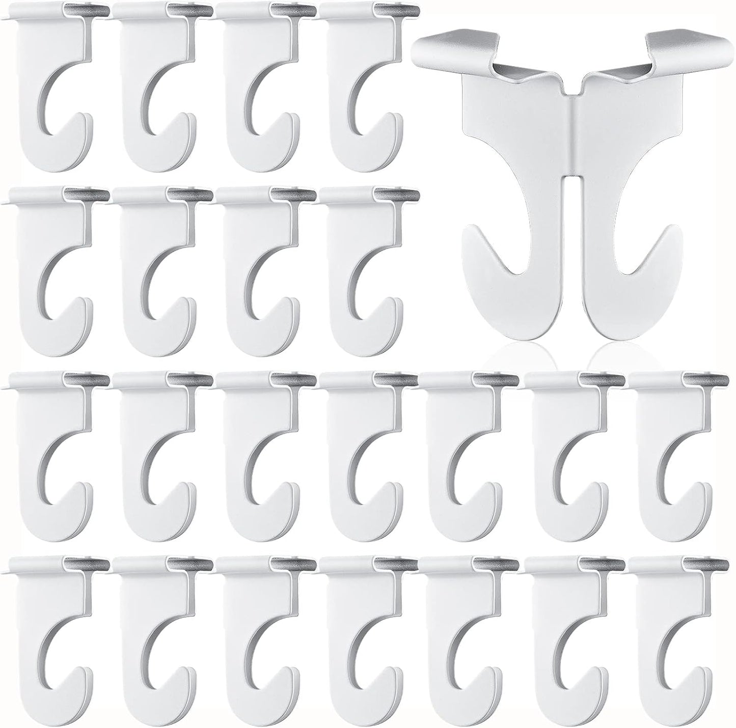 40 Ganchos Techo Acero Inox Barra T para Aulas Oficina