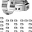 100 Abrazaderas PEX 1/2pulg Acero Inox