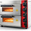 Horno para pizza acero inox 16 pulg doble decker