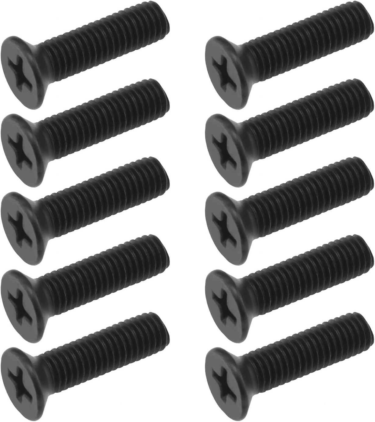 Broca M6x22mm tornillo roscado fijo negro
