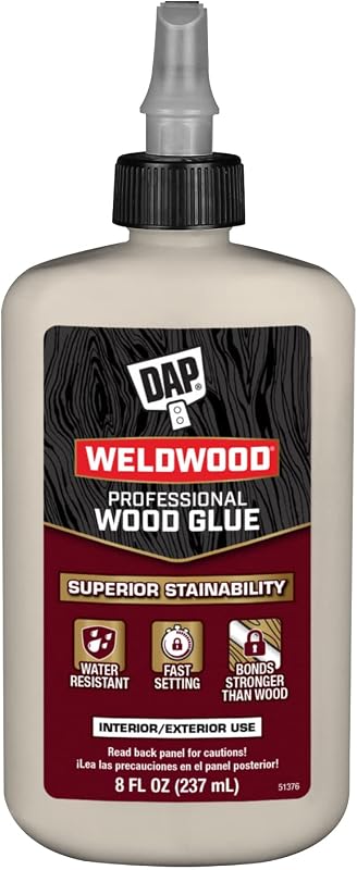 Pegamento madera profesional amarillo 8oz
