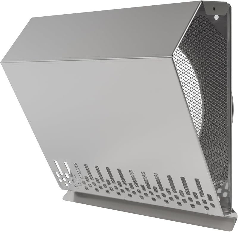 Cubierta ventilación aire 8pulg acero inox resistente