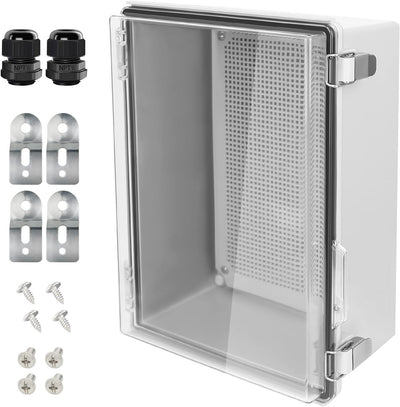 Caja eléctrica IP67 acero inox con cubierta transparente
