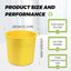 Recipiente silicona 2gal reutiliz. para alimentos y pintura