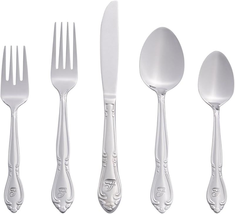 Set 46 Pzas Cubiertos Acero Inox 18/0 con Servilletas