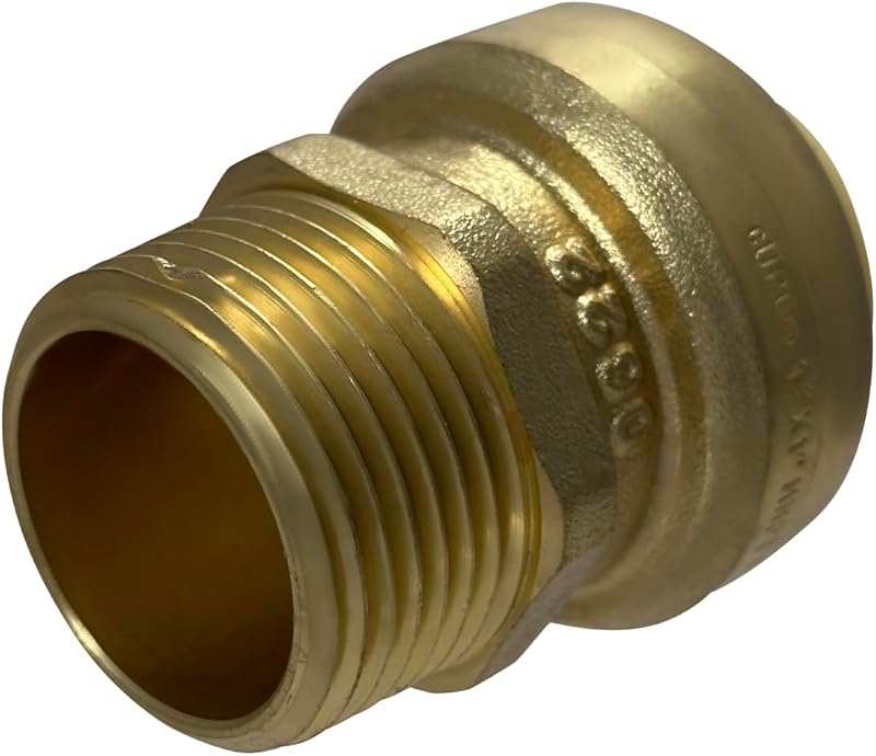 10 Uds Adaptador Macho Ajuste a Presión 1