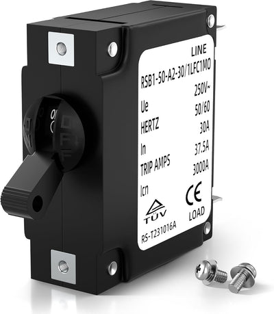 Interruptor circuito 30A palanca 250V CA marino automatización