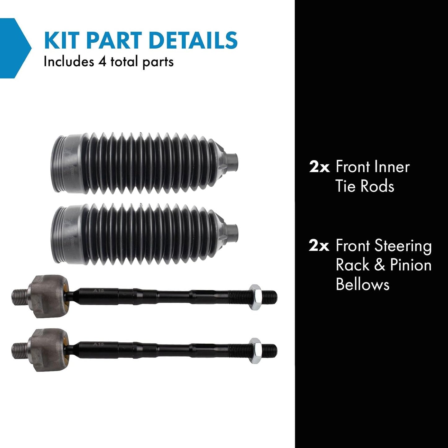 Kit dirección delantera cremallera piñón Nissan Rogue 14-22