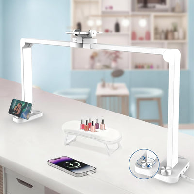 Luz de uñas LED 40W plegable con soporte teléfono