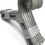 Percha hueso perro plástico gris pack 10