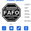 2 Letreros Seguridad Reflectantes 10x10" Aluminio Negro