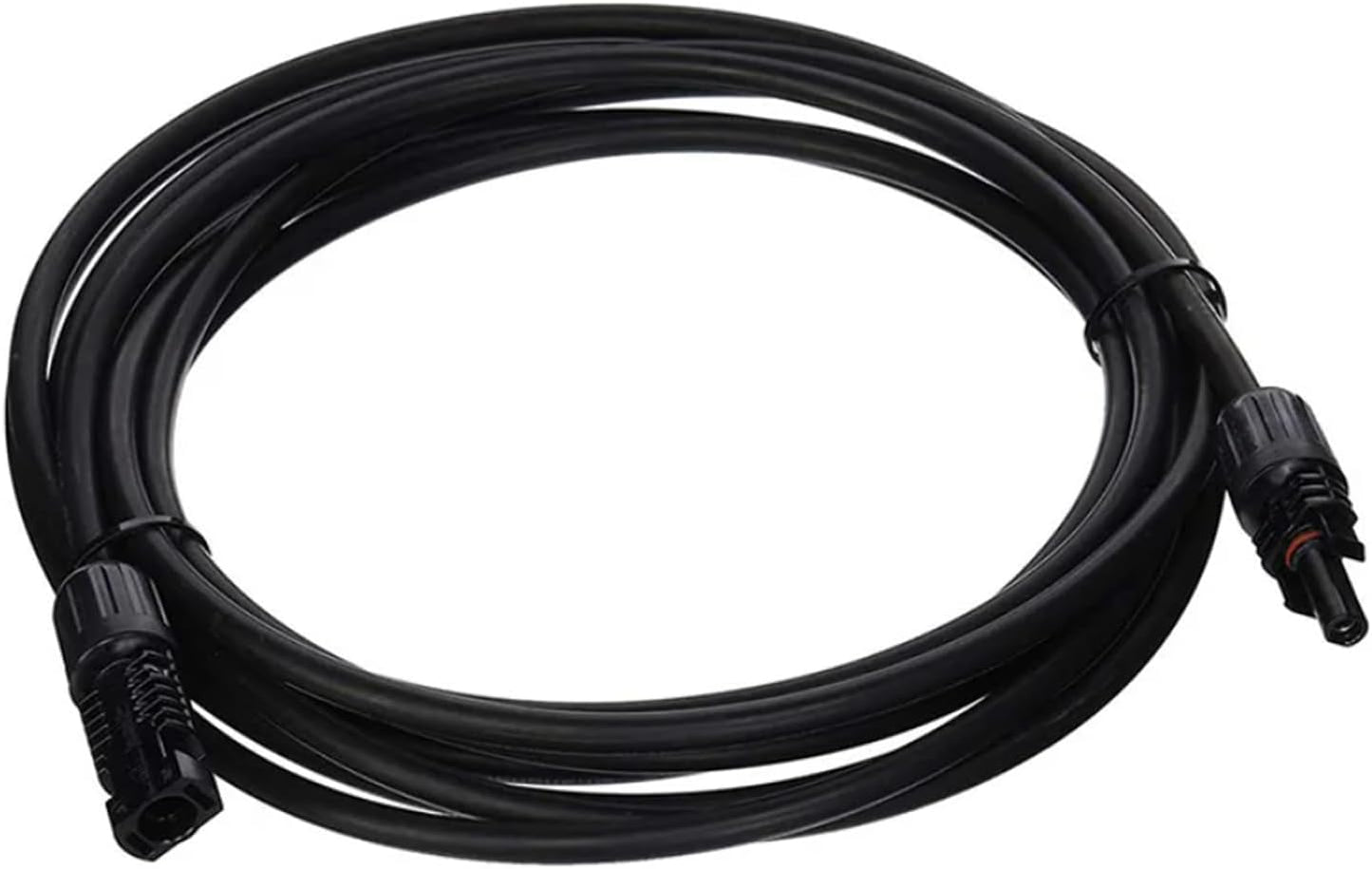 Cable extensión solar 15pies 10AWG con conectores negro