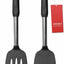 2 Pack Espátulas Silicona con Mango Acero Inox