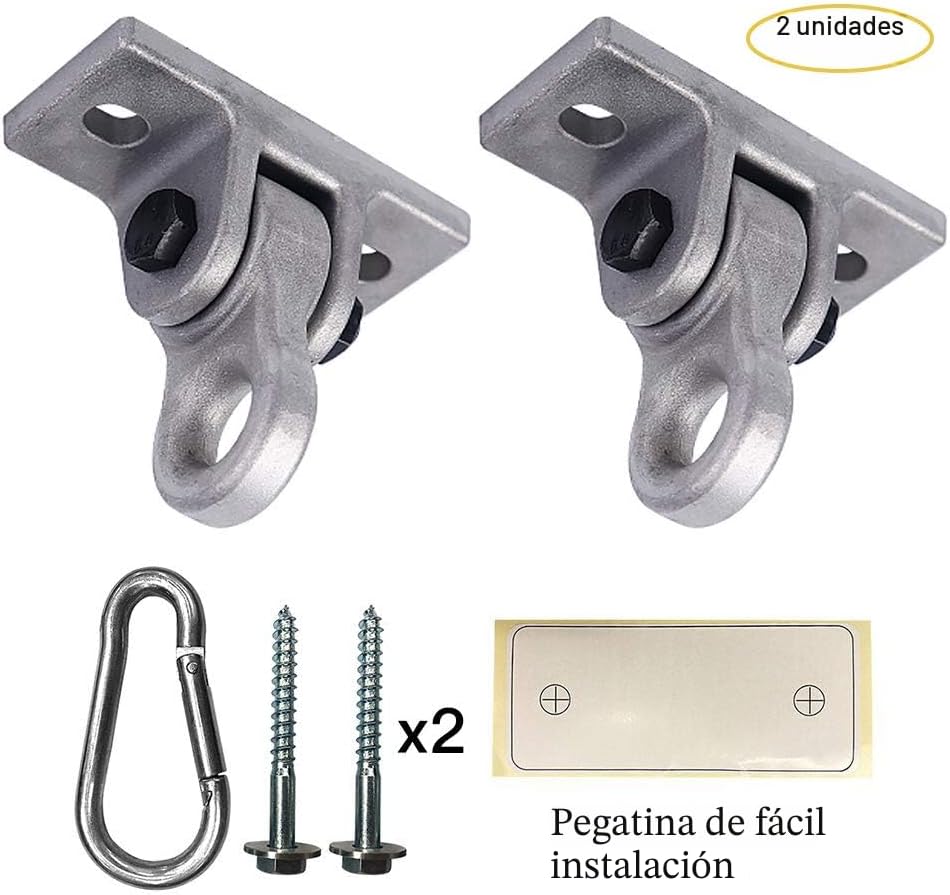 Ganchos resistentes para columpios metal 5000lb