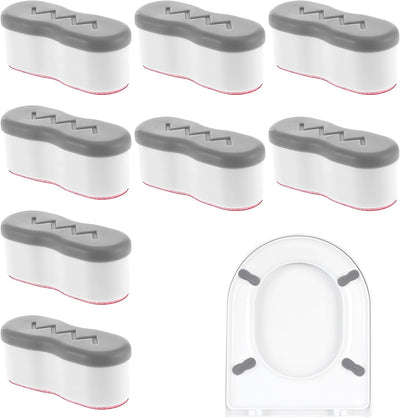 8 Protectores Asiento Inodoro Universal Adhesivo Fuerte