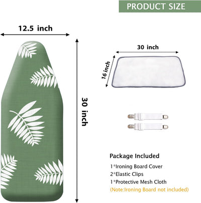Funda almohadilla plancha 12.5x32pulg acolchado extragrueso