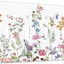 Cubierta interruptor luz palanca 4 bandas flores vintage