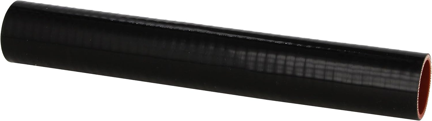 Manguera silicona reforzada 4 capas 12" 1-1/2" negro