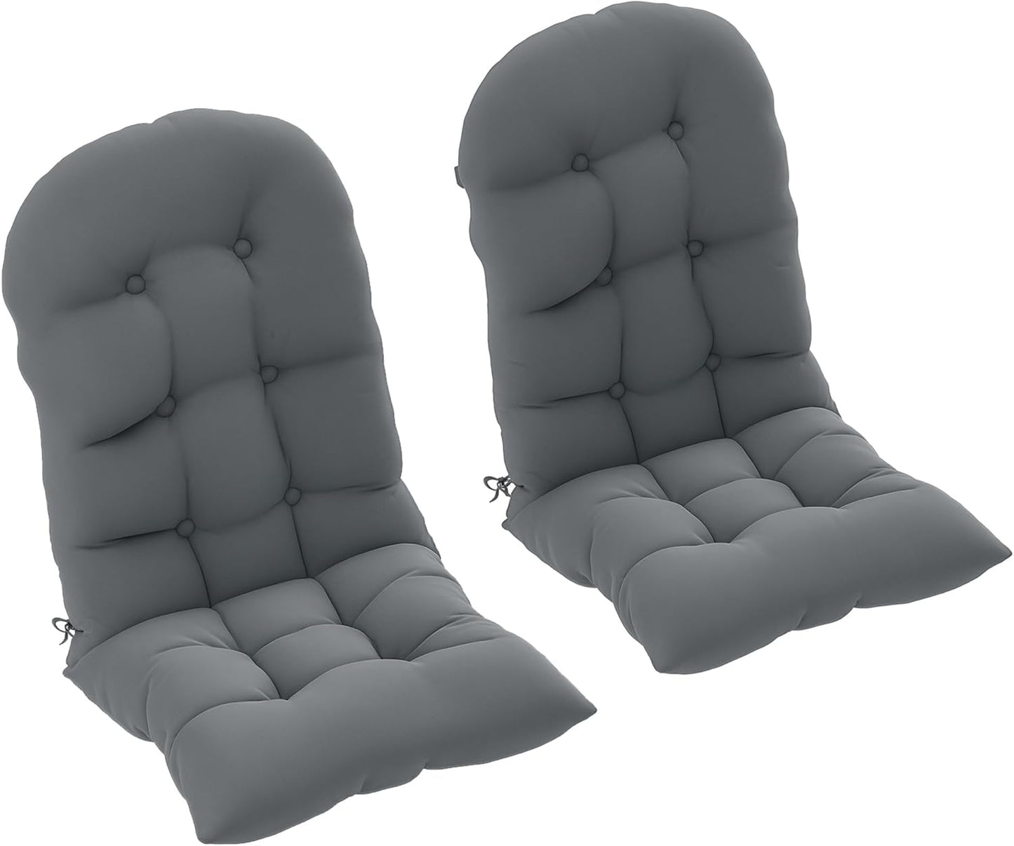 2 Pzas Cojines Silla Exterior Almohadillas Antiderrap