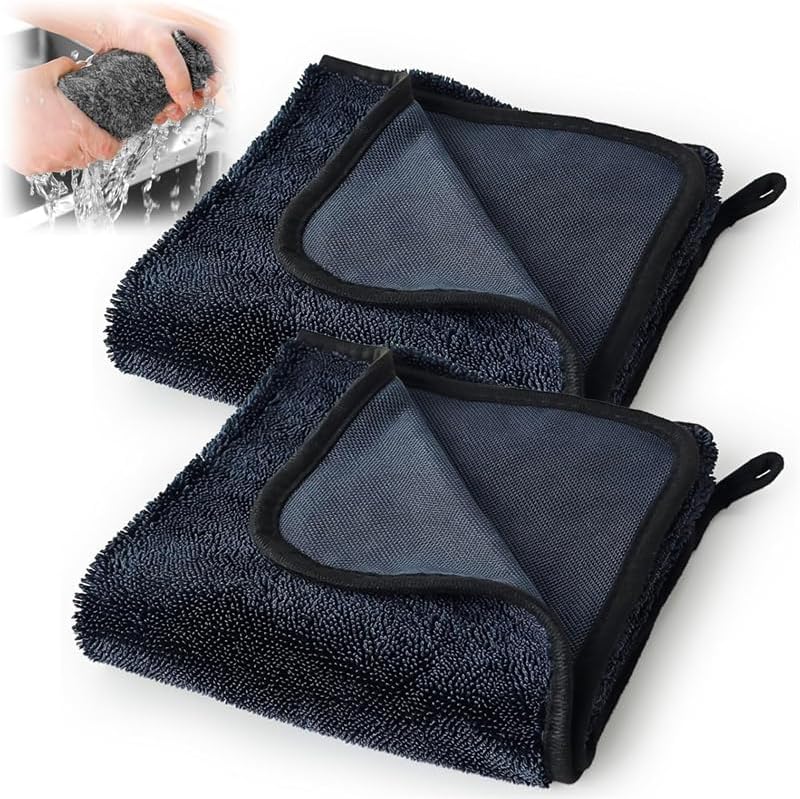 Paño secado baño cocina coche 2uds súper absorbente