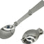 Cuchara y tenedor acero inox 18/10 plegable para ensalada camping