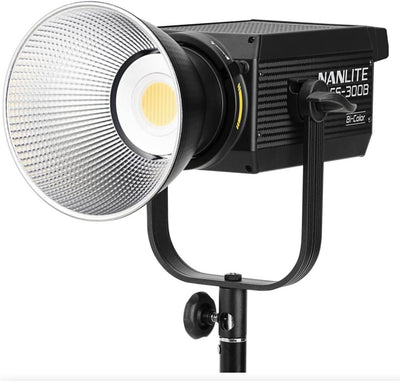 Foco estudio bicolor FS-300B Bluetooth 2.4G montaje Bowens