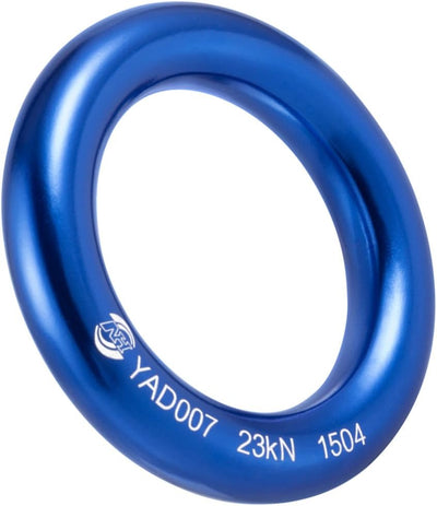 Anillo rappel aluminio 23kn para escalada y hamaca