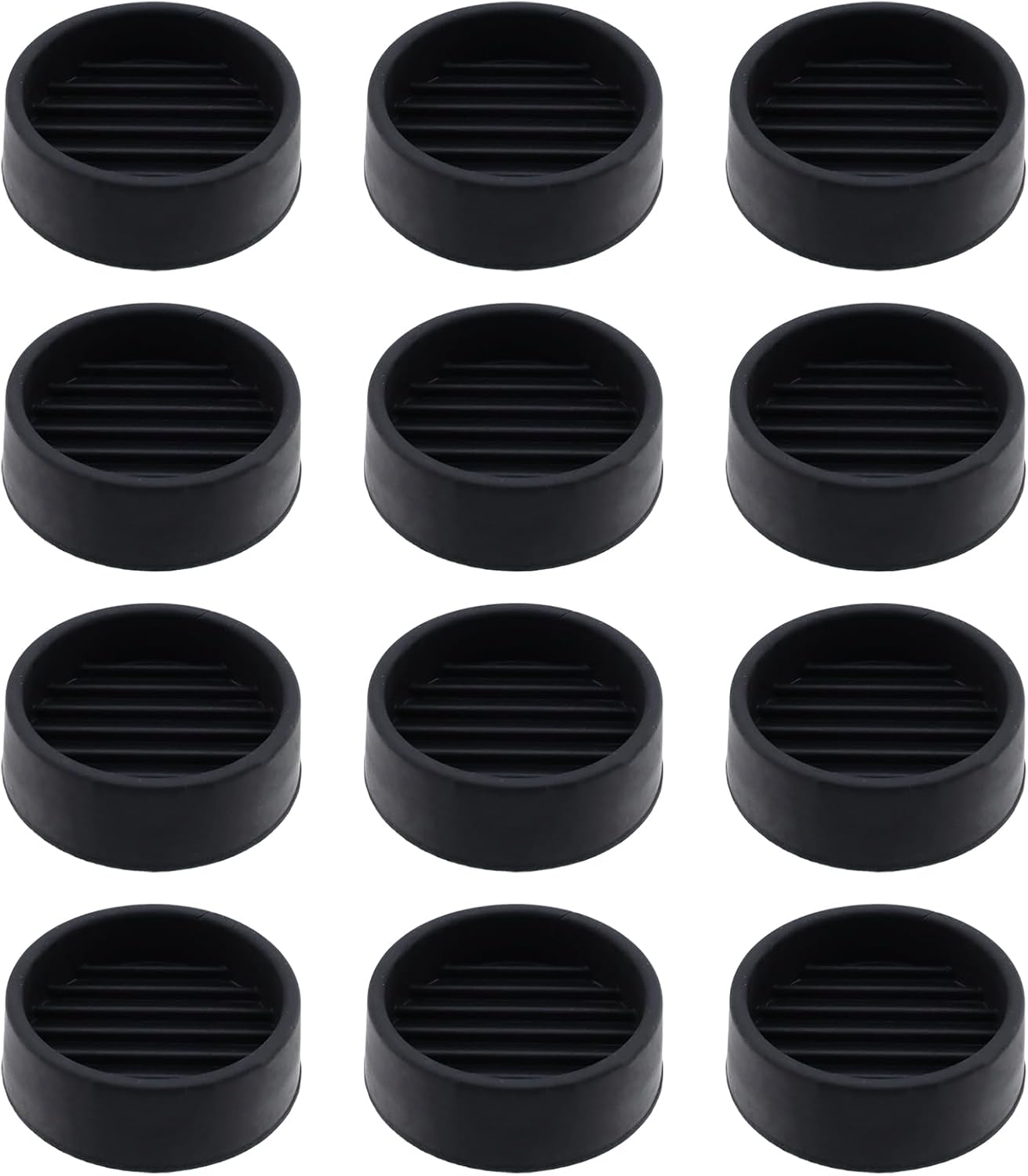 Portavasos antideslizantes 1.5pulg pack 12 negro