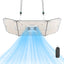 Luz LED crecimiento 200W con ventilador GrowHub E25