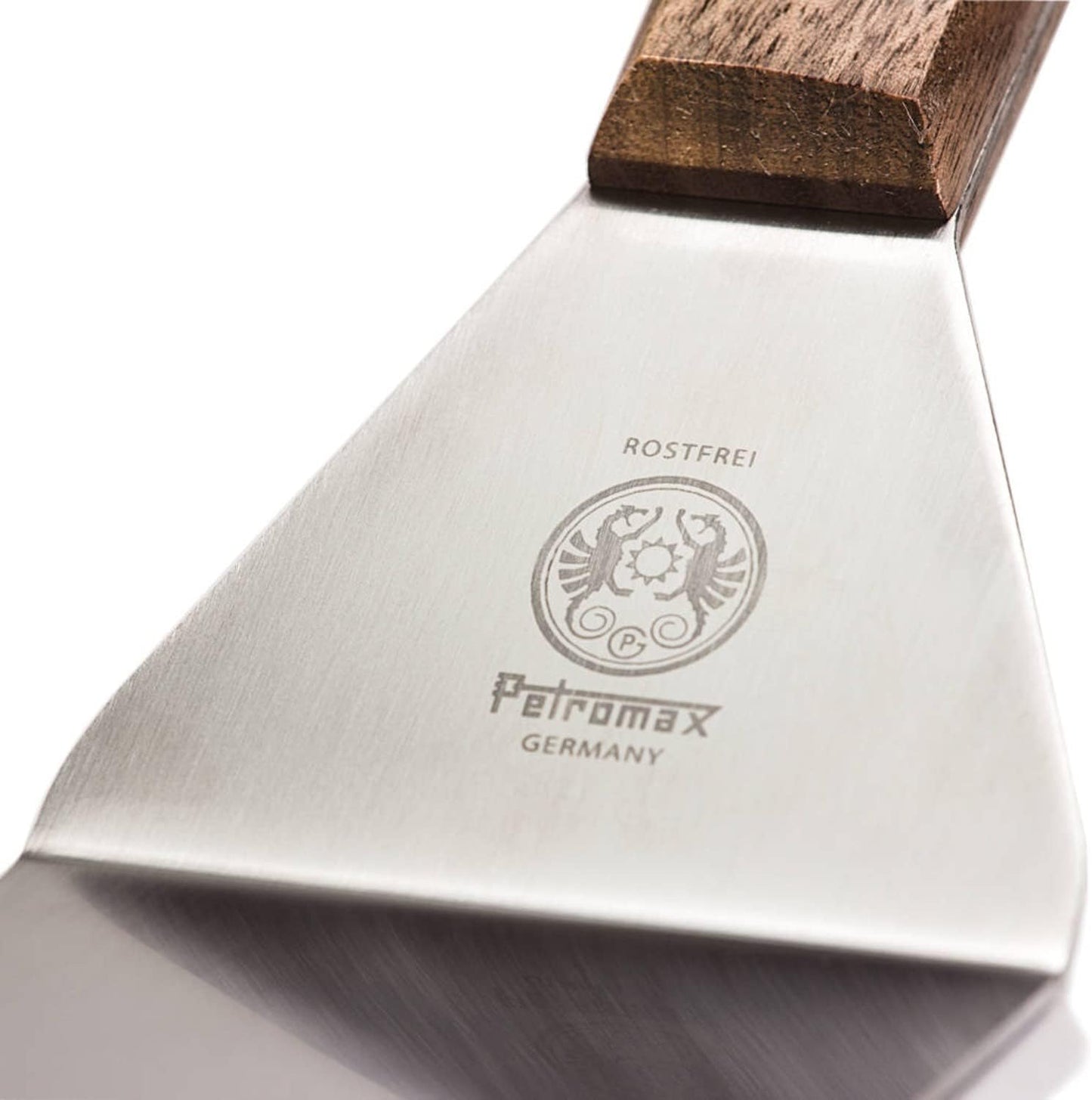 Espátula acero inox Flex2 mango madera cocina campamento