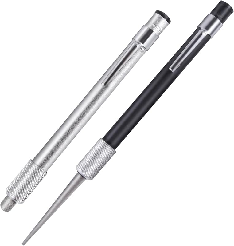 Afilador cuchillos retráctil diamante 2 pzas cocina