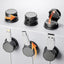 Soporte cables magnéticos giratorios ajustables adhesivos