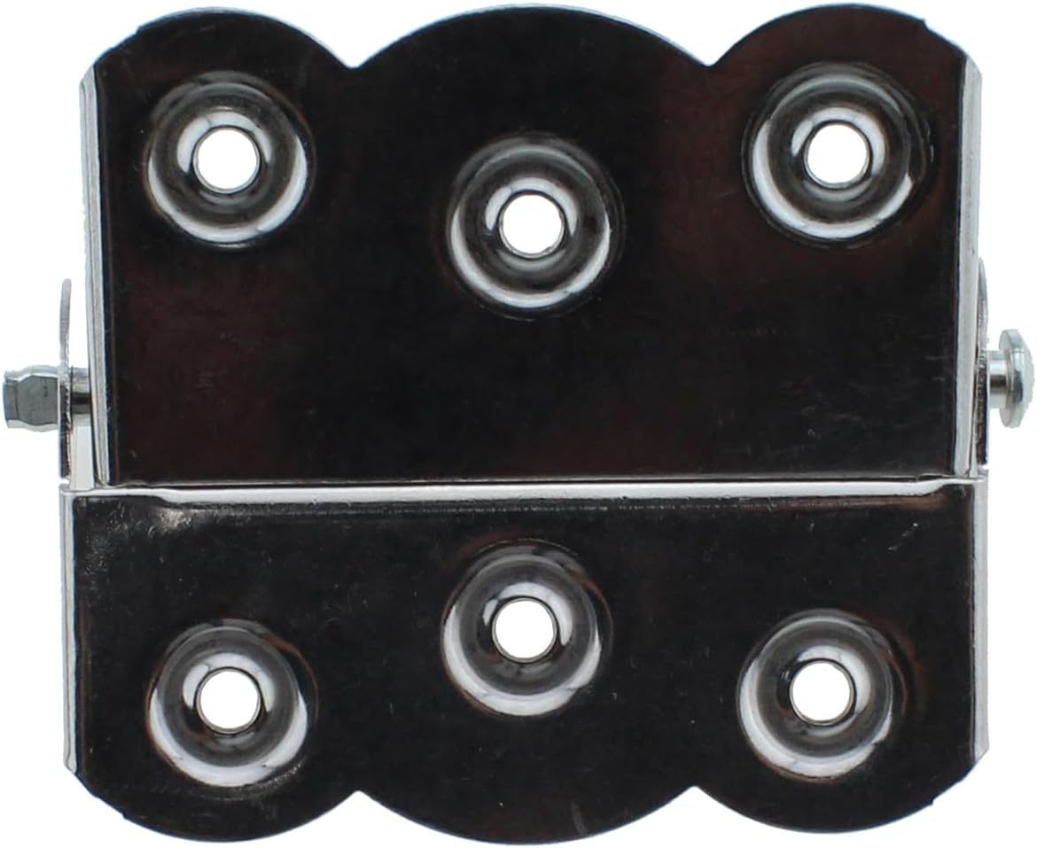 Bisagra resorte automático puerta 2.6pulg plateado 2uds