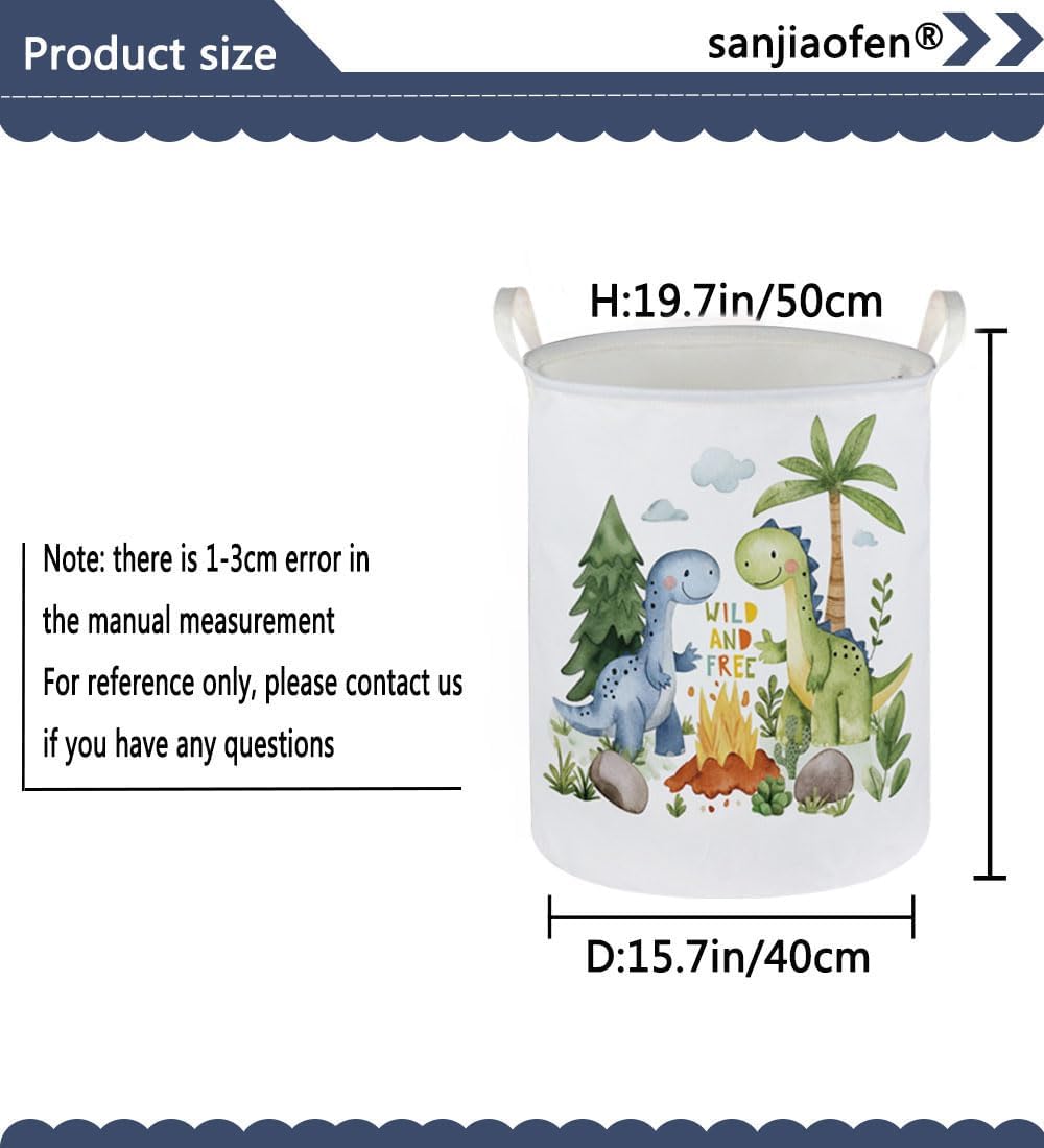 Cesta plegable dinosaurio para juguetes hogar oficina