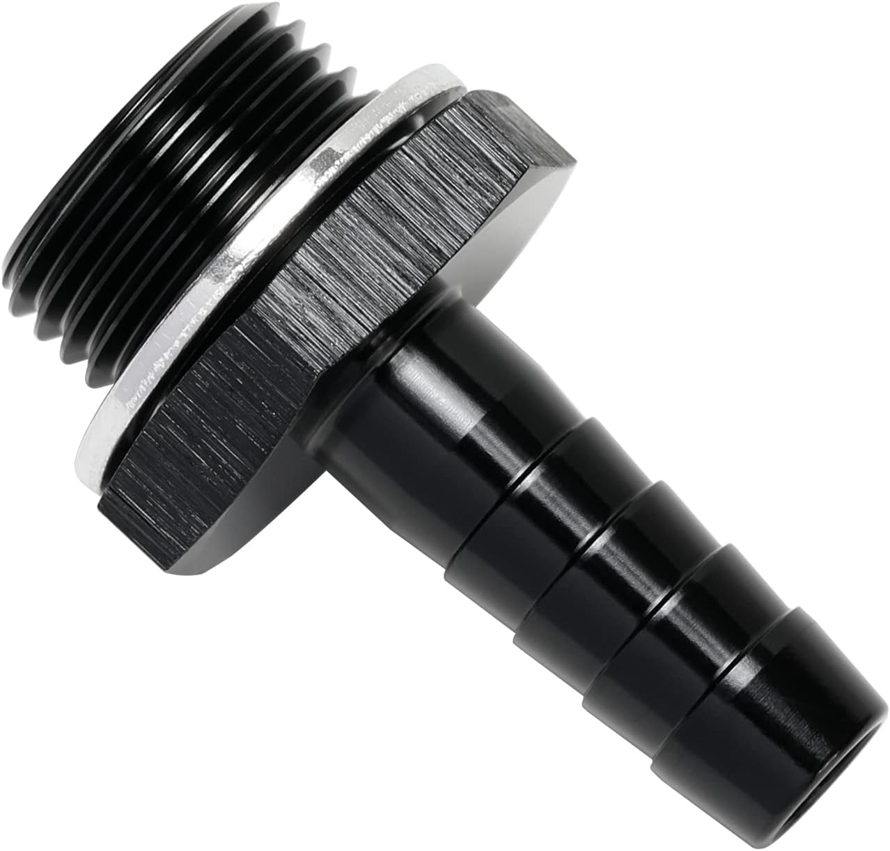 Adaptador M18x1.5 a 3/8 manguera bomba combustible aluminio