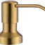 Dispensador jabón fregadero acero inox 17oz color dorado