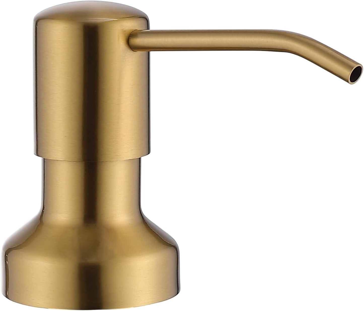 Dispensador jabón fregadero acero inox 17oz color dorado