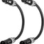 Cable XLR macho a hembra 3 pines negro 22 AWG OFC