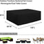 Funda 600D para muebles de patio impermeable 130x84x28