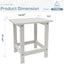 Mesa auxiliar Adirondack uso exterior e interior color