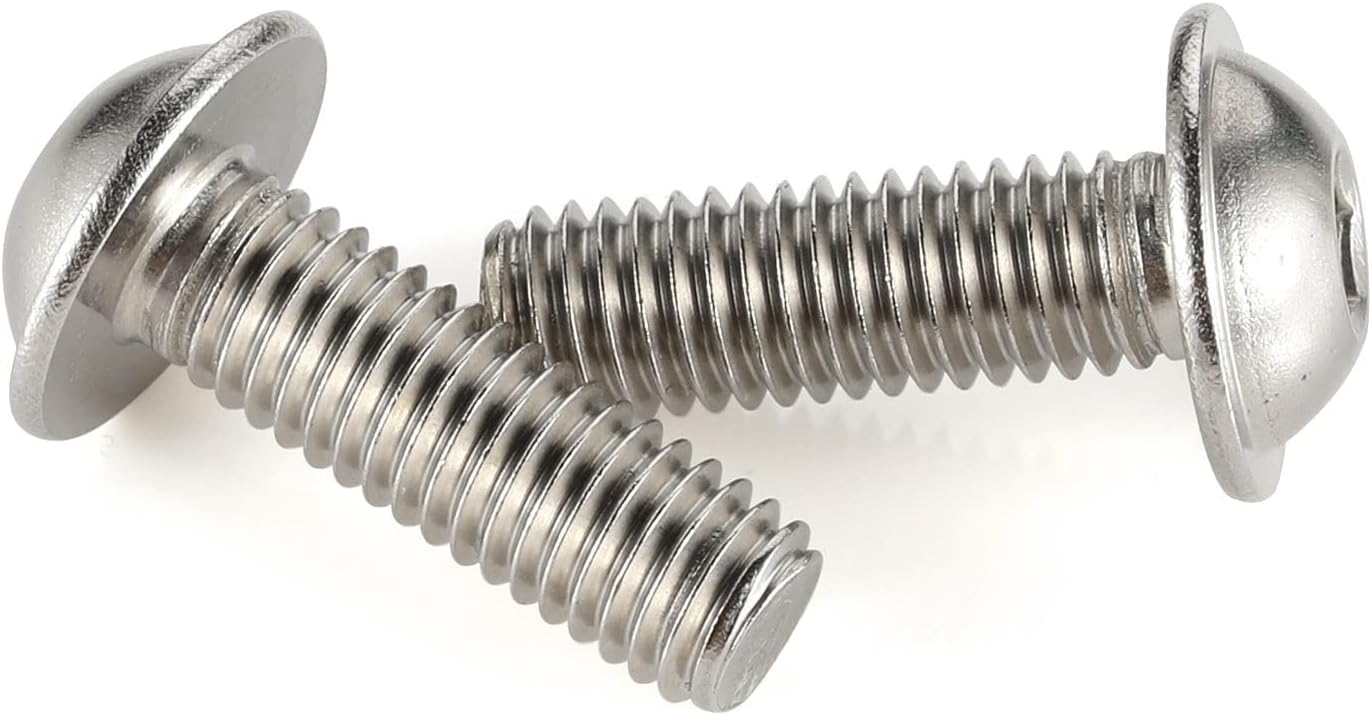 Tornillos cabeza botón acero inox 304 18-8 paquete 20