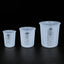 Taza medidora silicona flexible 1/2 1 y 2 tazas