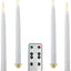 Velas LED cónicas a pilas con control remoto 11.75pulg